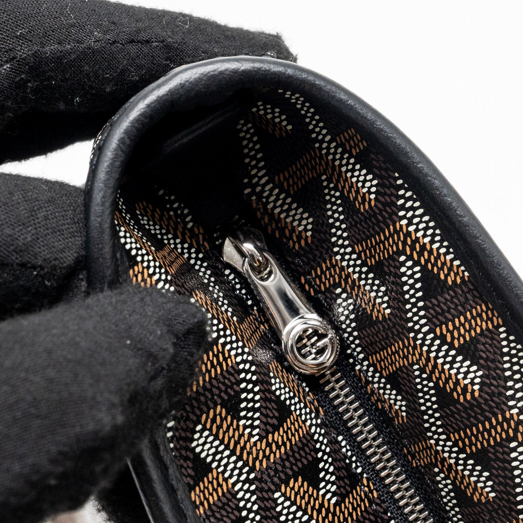 GOYARD ARTOIS PM TOTE BAG GOYARDLINE CANVAS BLACK SHW