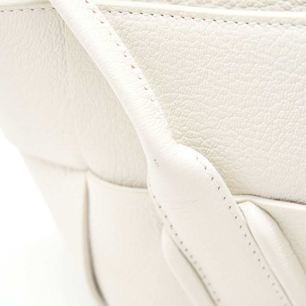 BOTTEGA VENETA MINI ARCO BAG WHITE