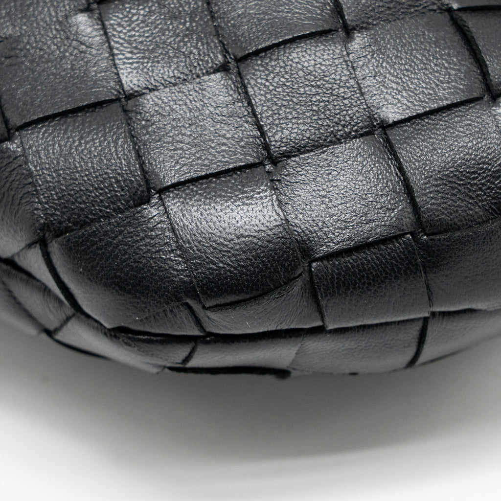 BOTTEGA VENETA CANDY JODIE BAG LAMBSKIN BLACK SHW