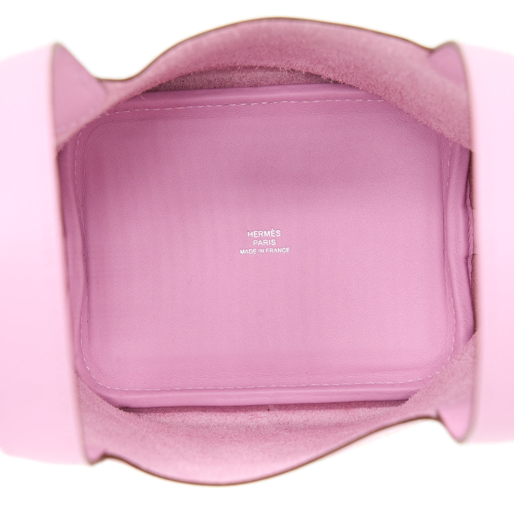 HERMES MICRO PICOTIN 14 LOCK BAG SWIFT MAUVE SYLVESTRE SHW