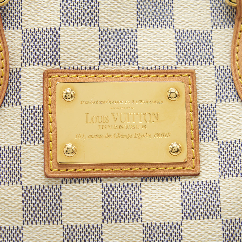 LOUIS VUITTON HAMPSTEAD PM DAMIER AZUR CANVAS GHW