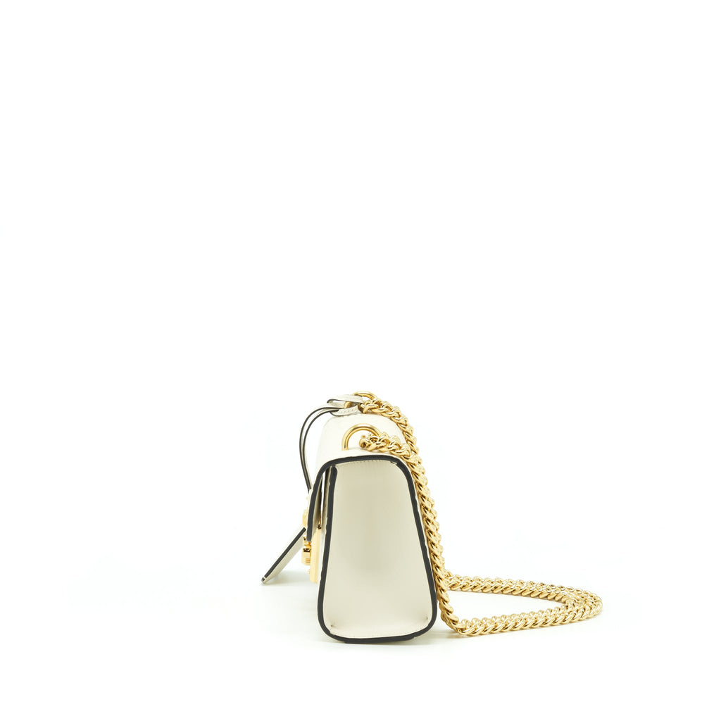 GUCCI SMALL PADLOCK WHITE GHW