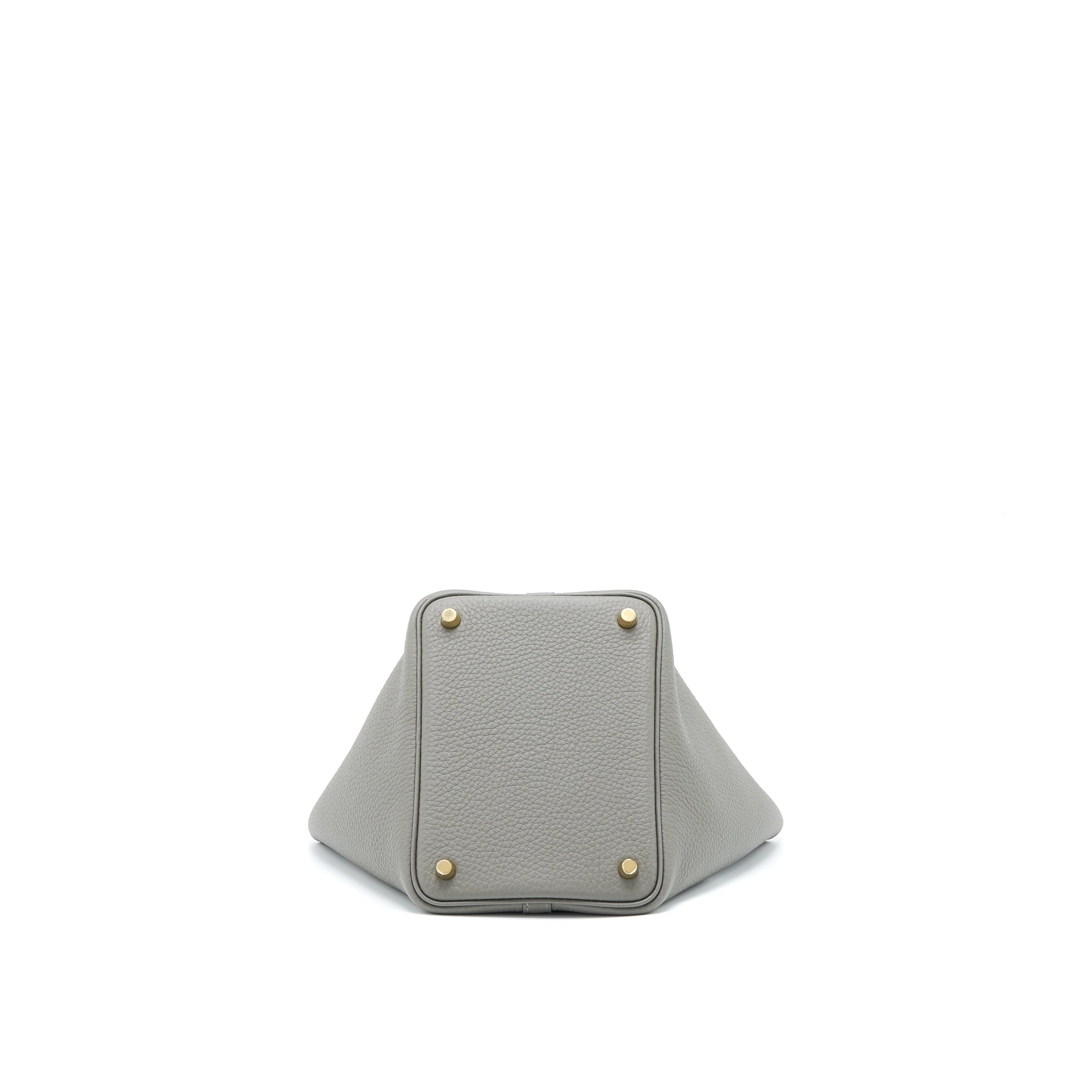 HERMES PICOTIN 18 LOCK BAG CLEMENCE 0L GRIS MEYER GHW