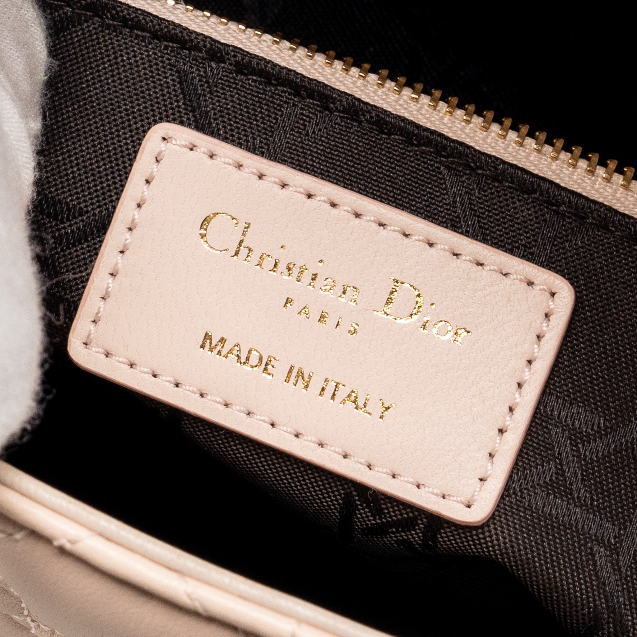 DIOR MY ABC DIOR SMALL LADY DIOR LAMBSKIN PINK LGHW