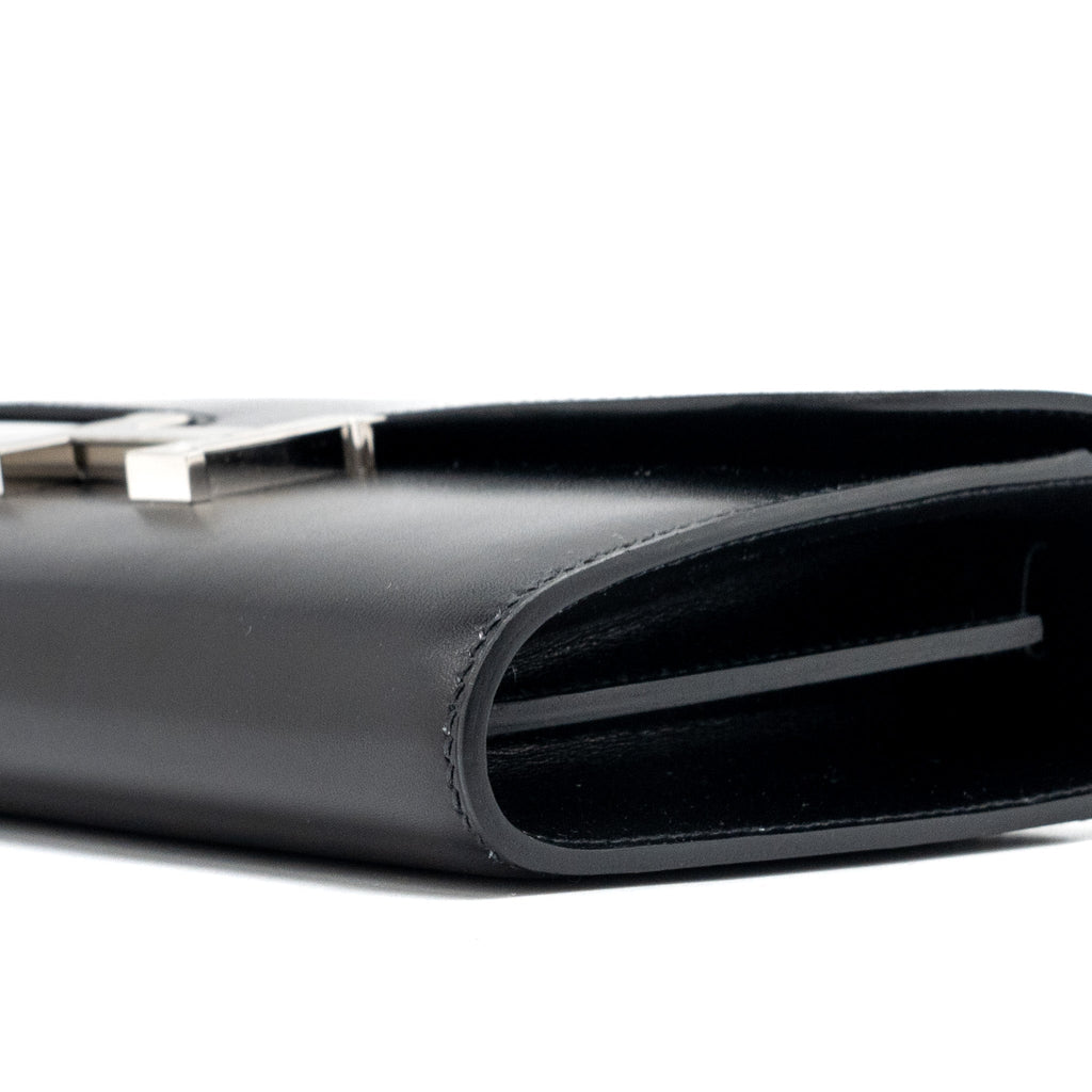 HERMES CONSTANCE TO GO BOX CALFSKIN BLACK SHW