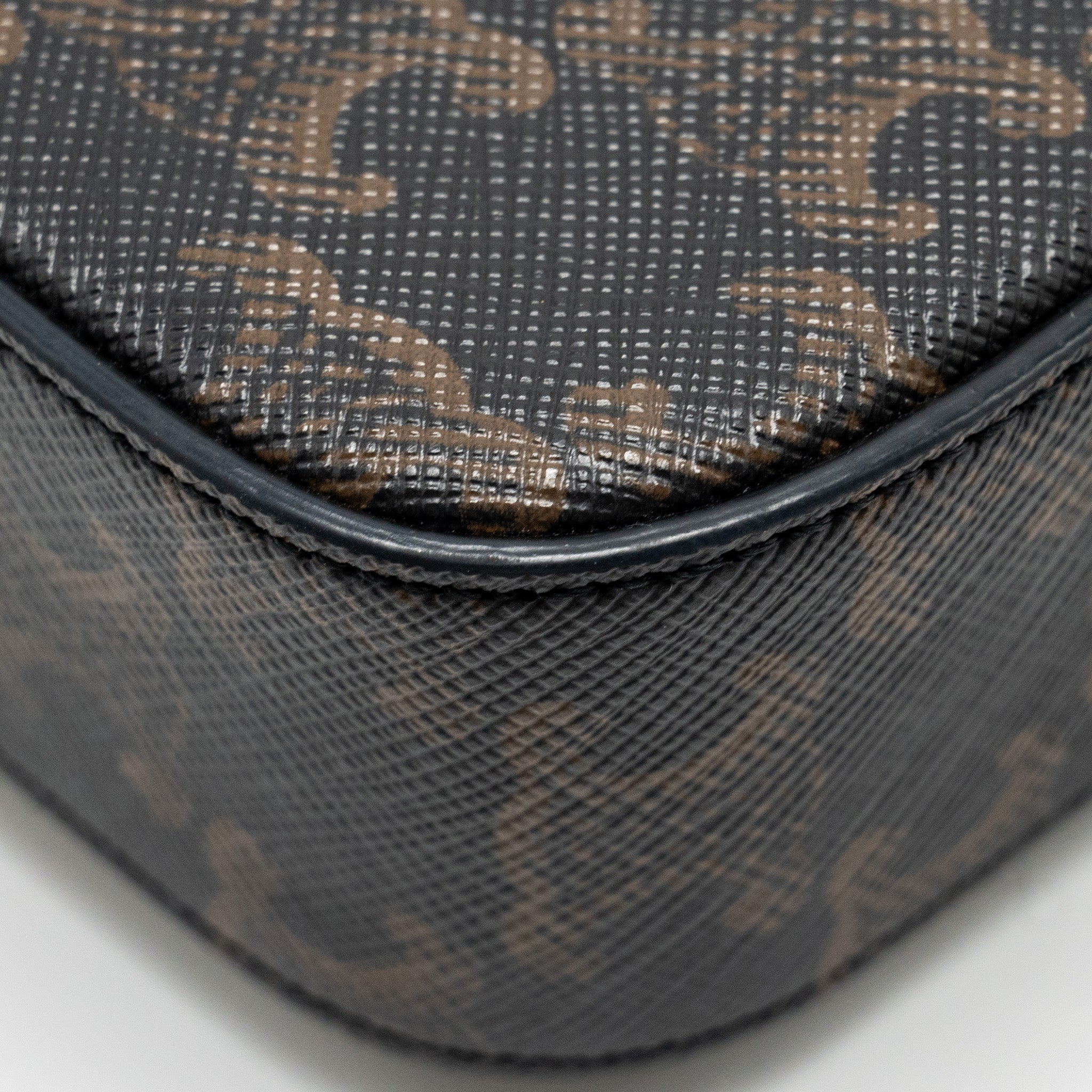 CELINE CLAUDE TRIOMPHE CANVAS / CALFSKIN TAN GHW