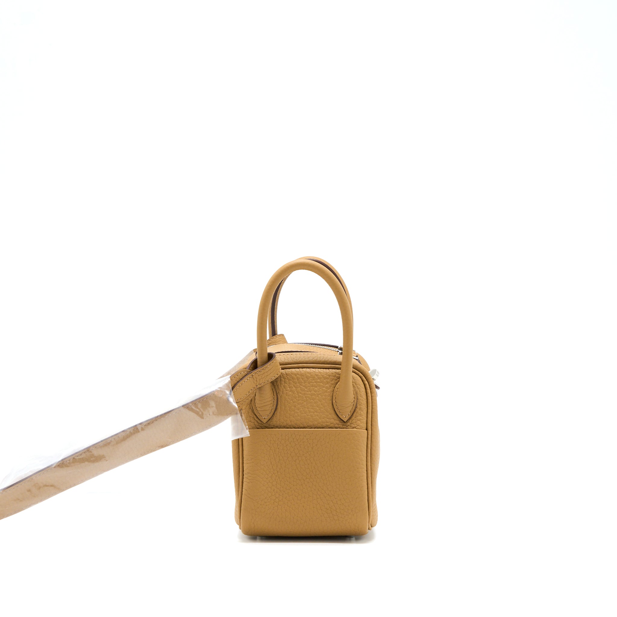 HERMES MINI LINDY CLEMENCE 4B BISCUIT SHW