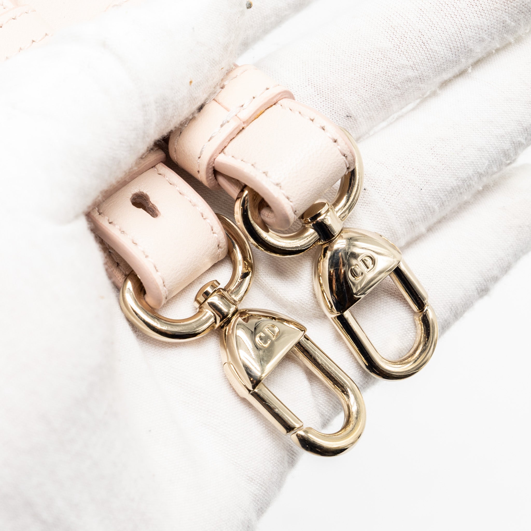 DIOR MY ABC DIOR SMALL LADY DIOR LAMBSKIN PINK LGHW