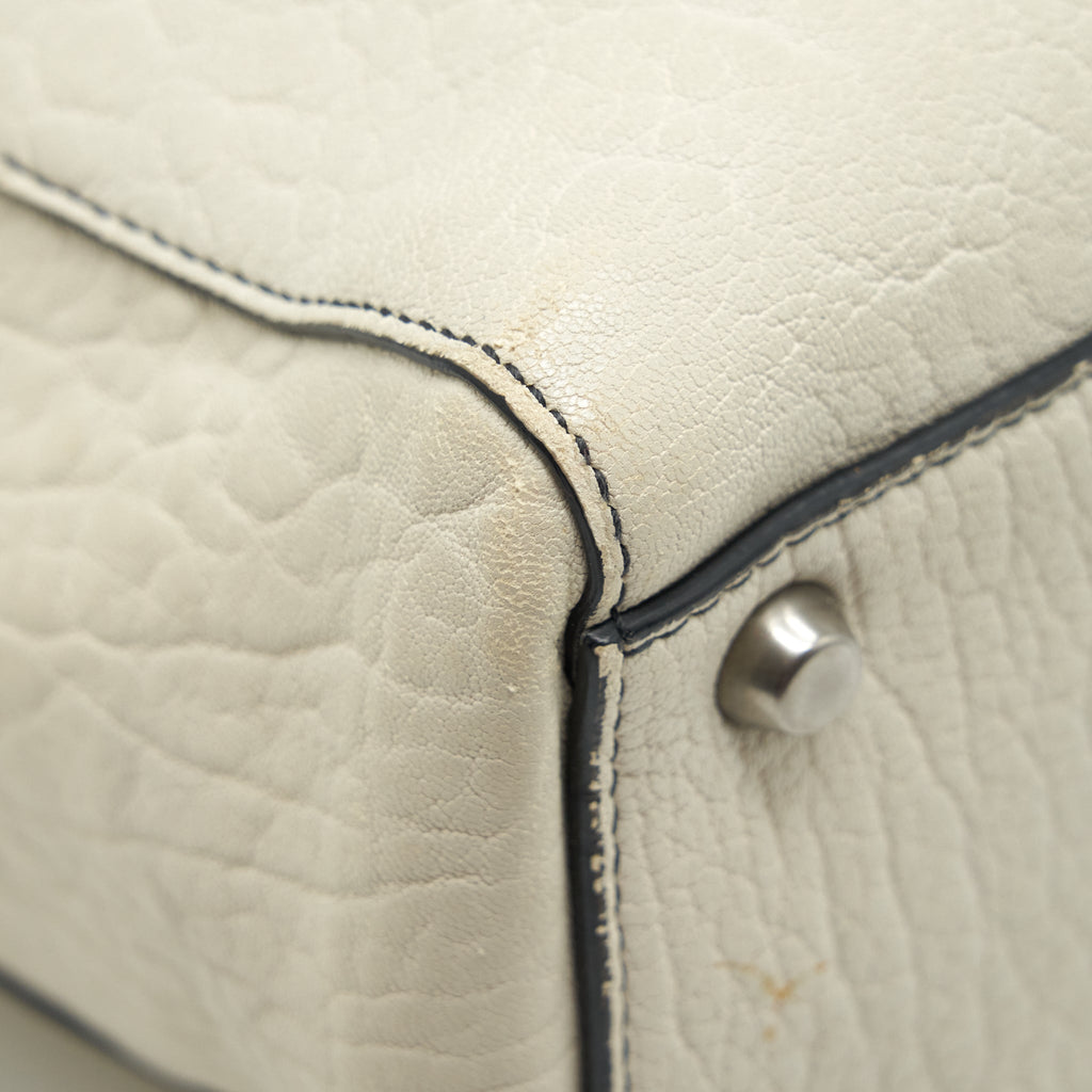 DIOR DIORISSIMO TOTE BAG WHITE MULTICOLOUR HARDWARE
