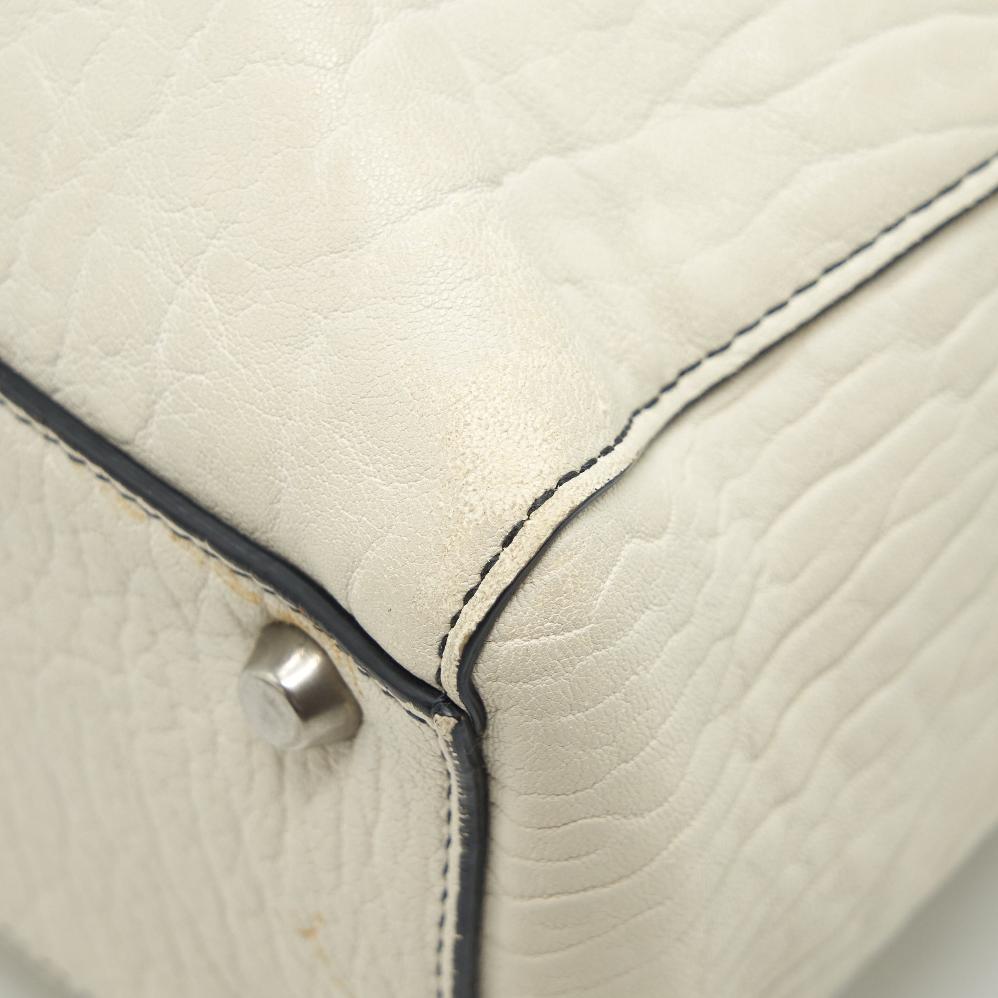 DIOR DIORISSIMO TOTE BAG WHITE MULTICOLOUR HARDWARE