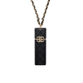 CHANEL LIPSTICK CASE ON CHAIN LAMBSKIN BLACK LGHW