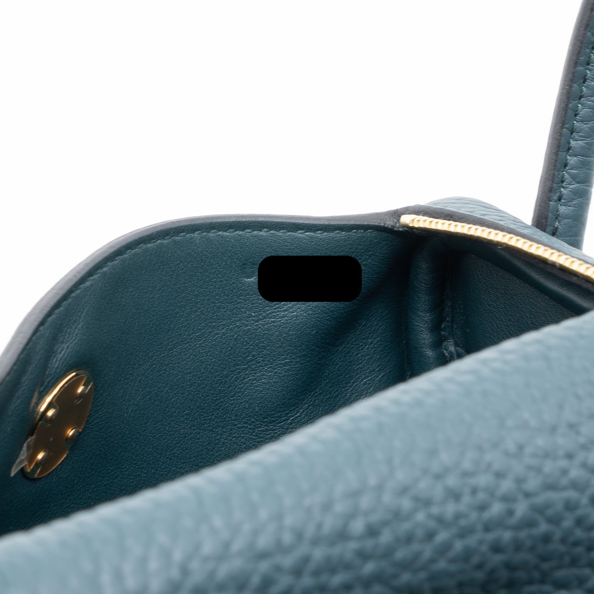 HERMES MINI LINDY CLEMENCE 6O VERT CYPRES GHW