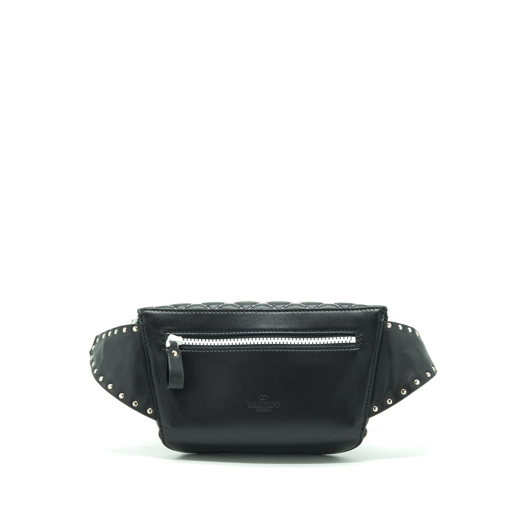 VALENTINO ROCKSTUD BELT BAG BLACK