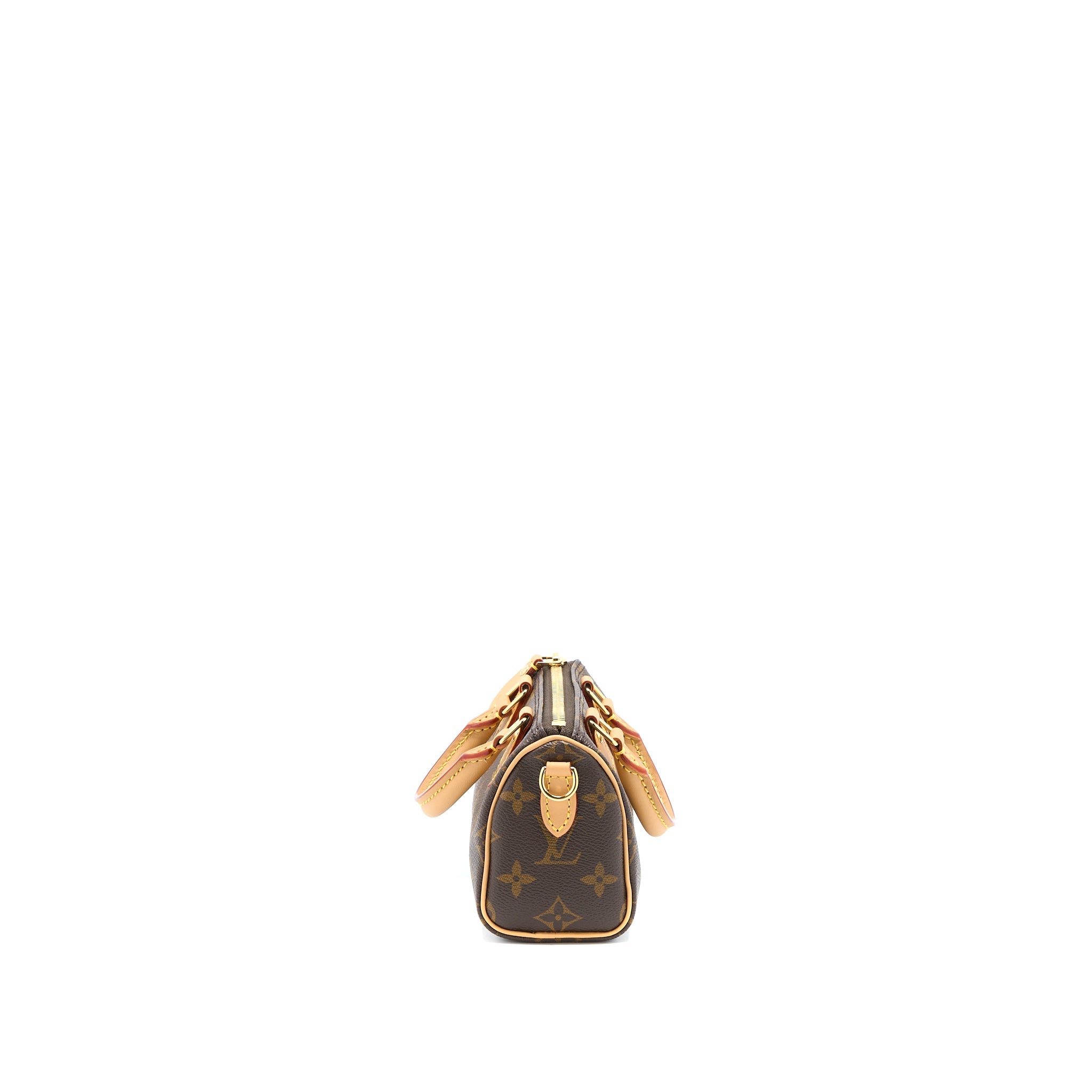 LOUIS VUITTON NANO SPEEDY MONOGRAM CANVAS GHW (NEW VERSION)