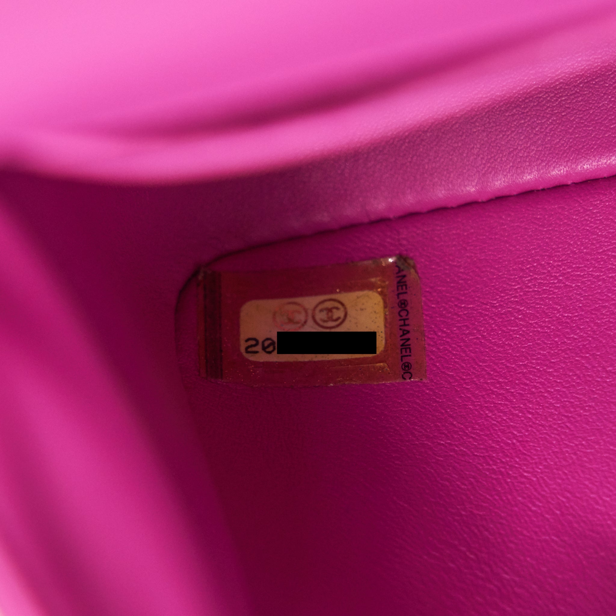 CHANEL MEDIUM LE BOY FLAP BAG IN PYTHON LEATHER PINK WITH BRUSHED SHW