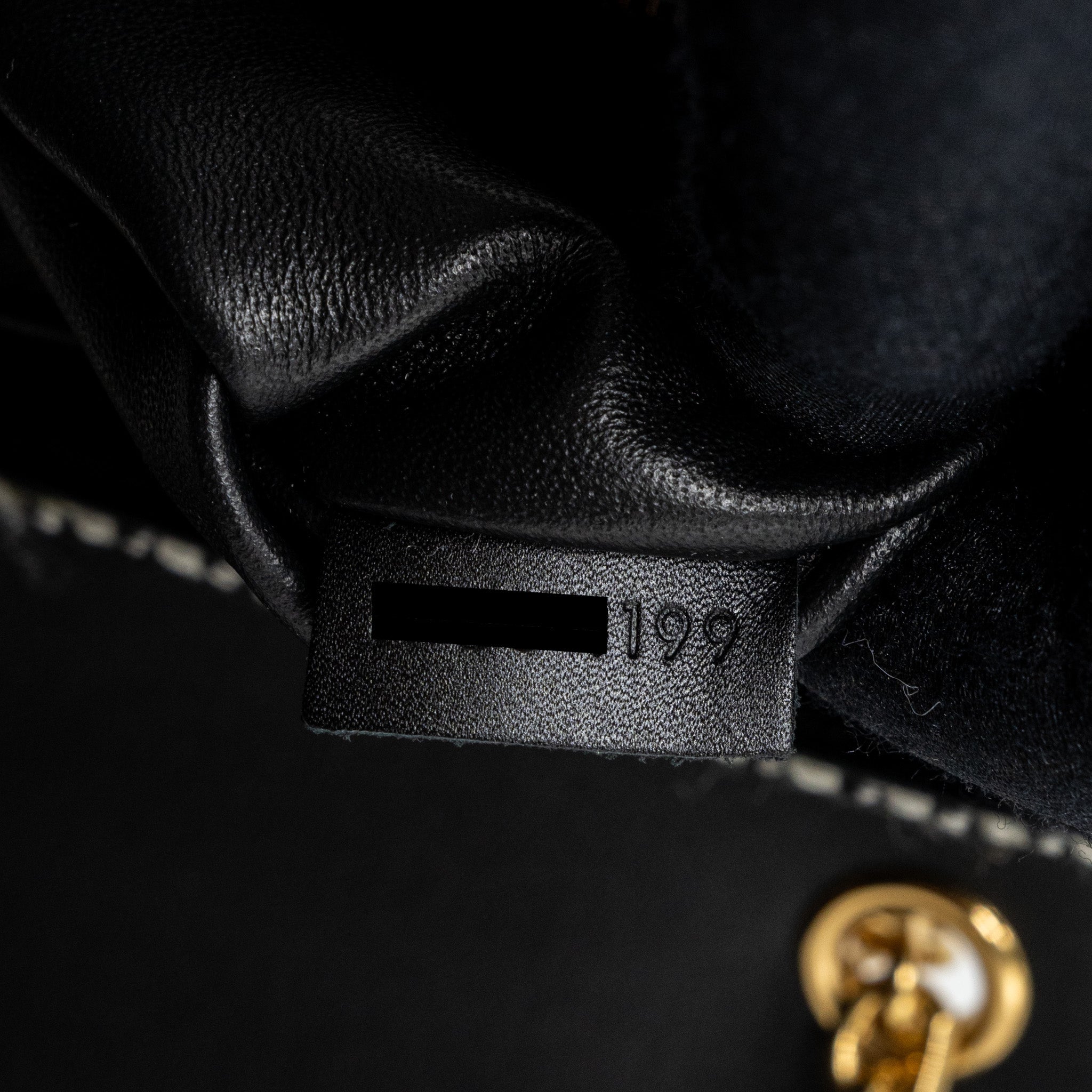 CELINE MEDIUM C BAG TWEED/ LEATHER BLACK/ WHITE GHW