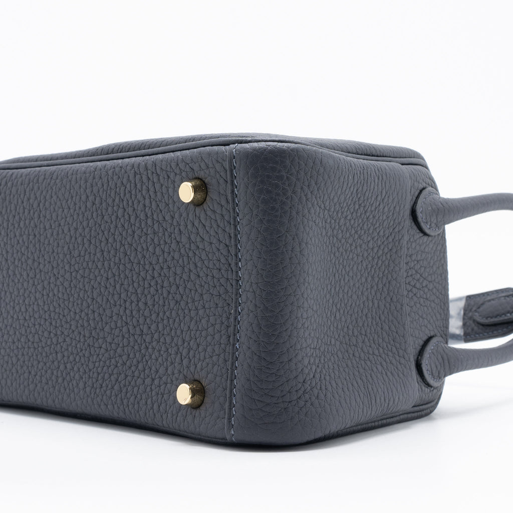 HERMES MINI LINDY CLEMENCE 3Y CABAN GHW