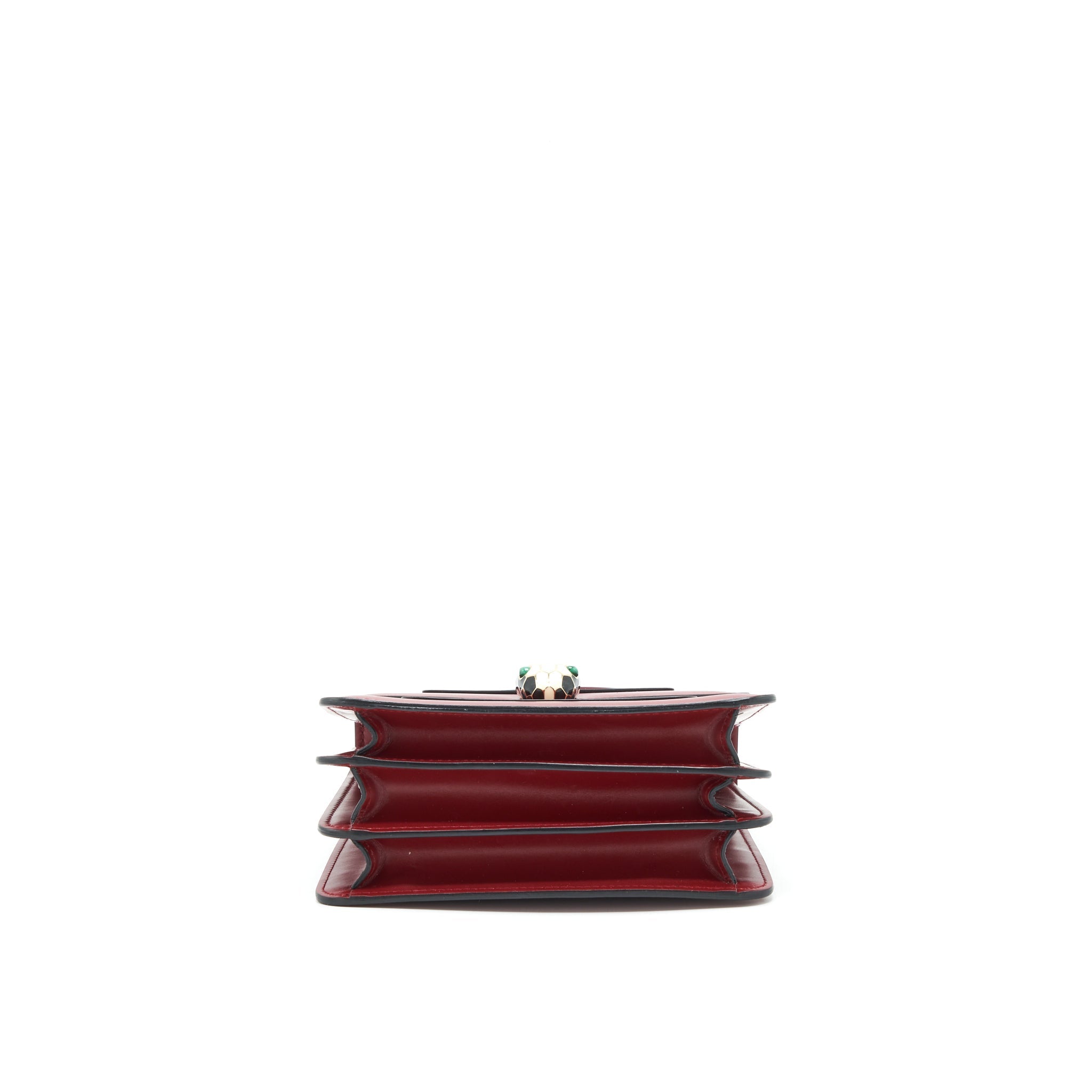BVLGARI SERPENTI FOREVER TOP HANDLE BAG RED GHW