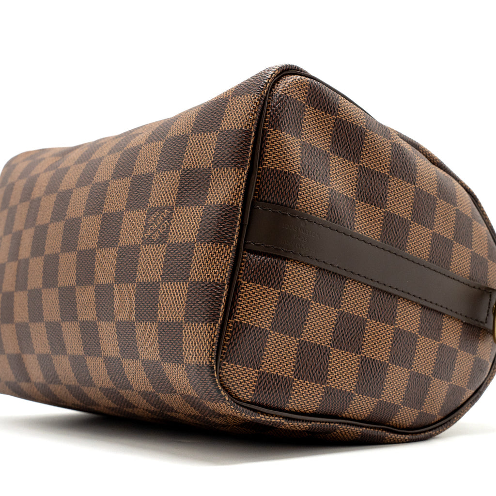 LOUIS VUITTON SPEEDY 25 DAMIER EBENE GHW