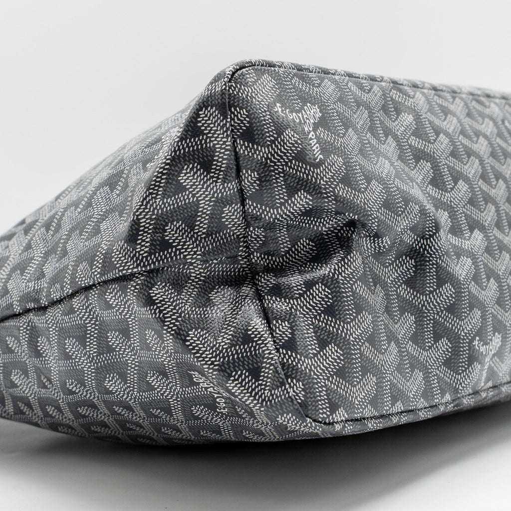GOYARD BOHEME HOBO BAG PM GOYARDINE CANVAS GRIS SHW