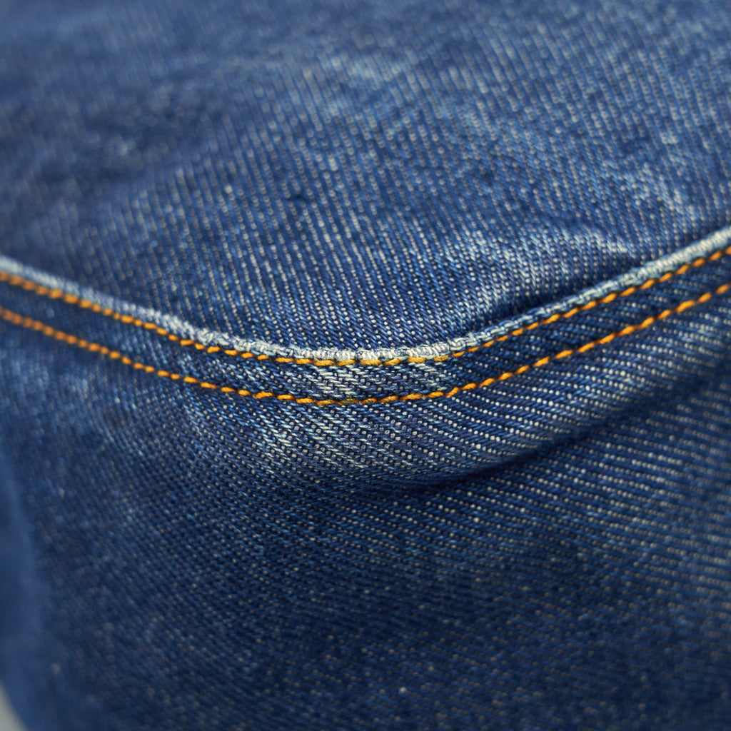 FENDI VINTAGE DENIM MAMMA BAGUETTE SHOULDER BAG