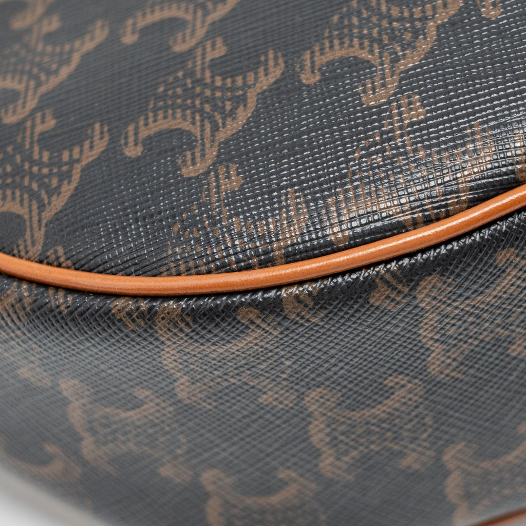 CELINE AVA BAG TRIOMPHE CANVAS TAN GHW