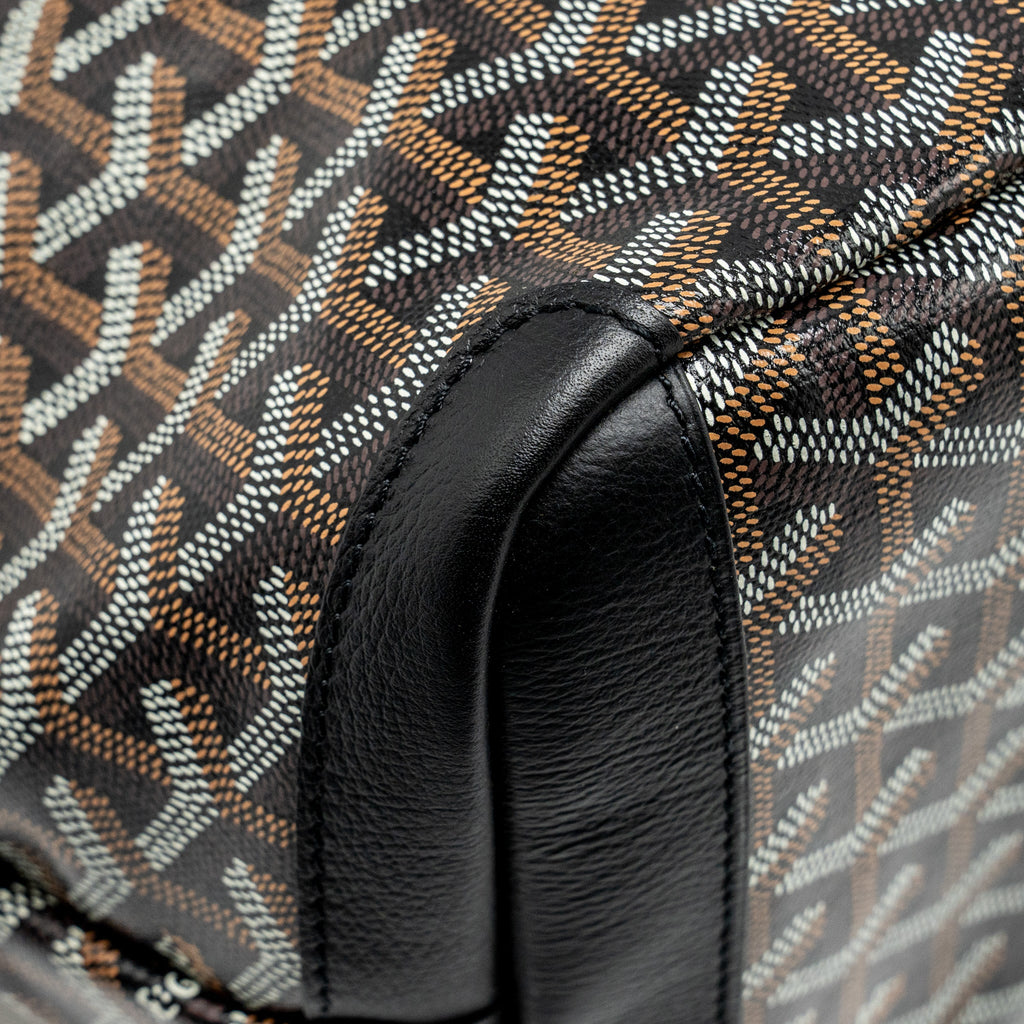 GOYARD ARTOIS MM TOTE GOYARDLINE CANVAS / CALFSKIN BLACK SHW