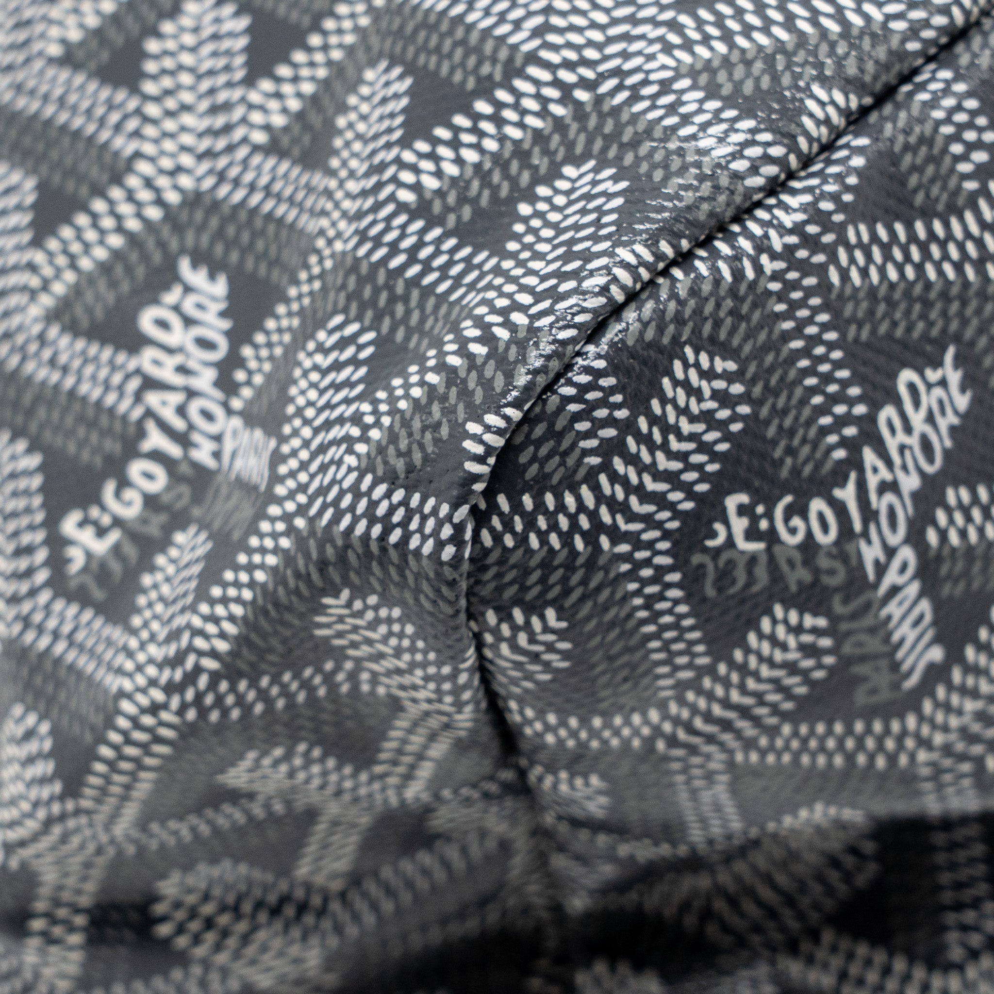 GOYARD BOHEME HOBO BAG PM GOYARDINE CANVAS GRIS SHW
