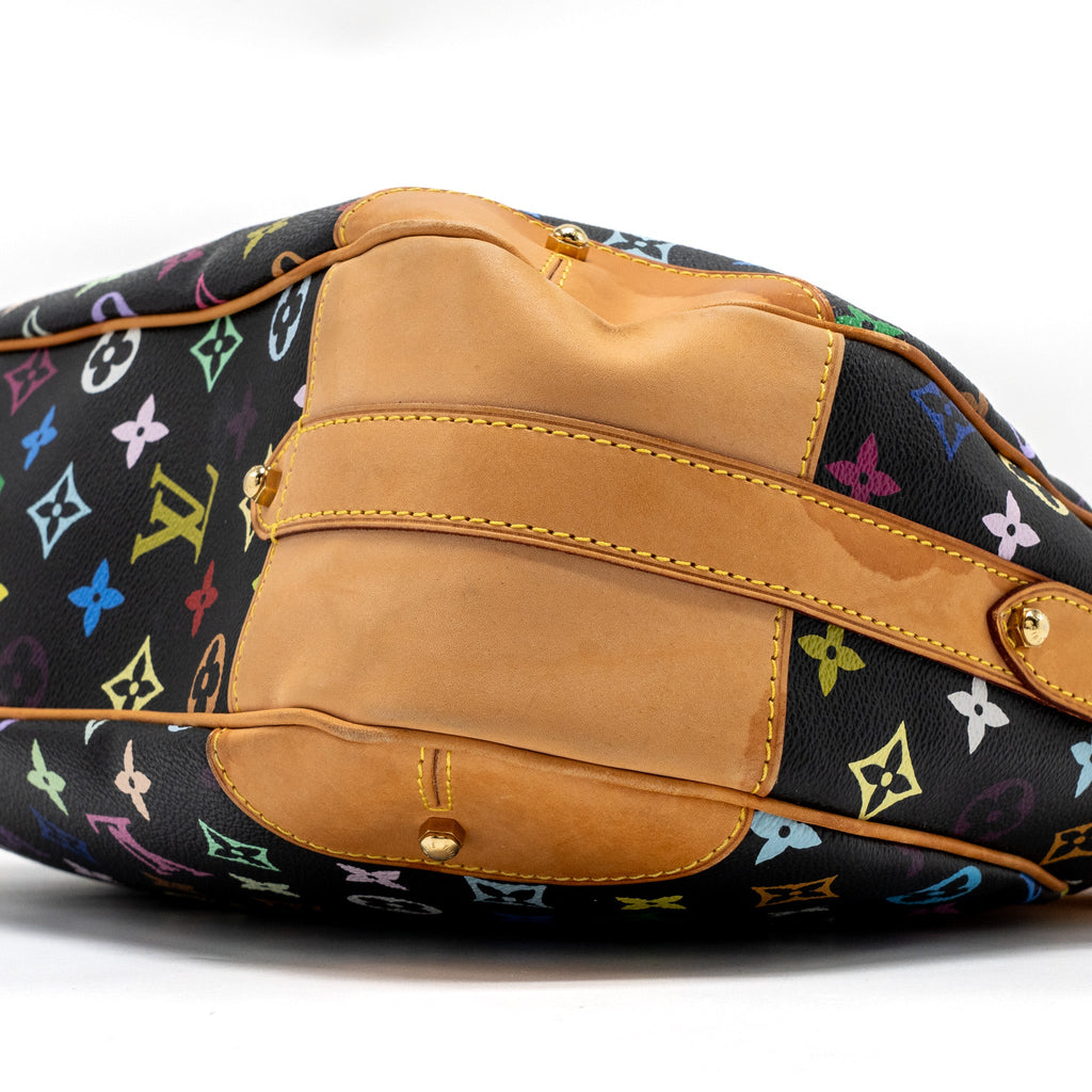 LOUIS VUITTON GRETA BAG MONOGRAM MULTICOLOR BLACK GHW