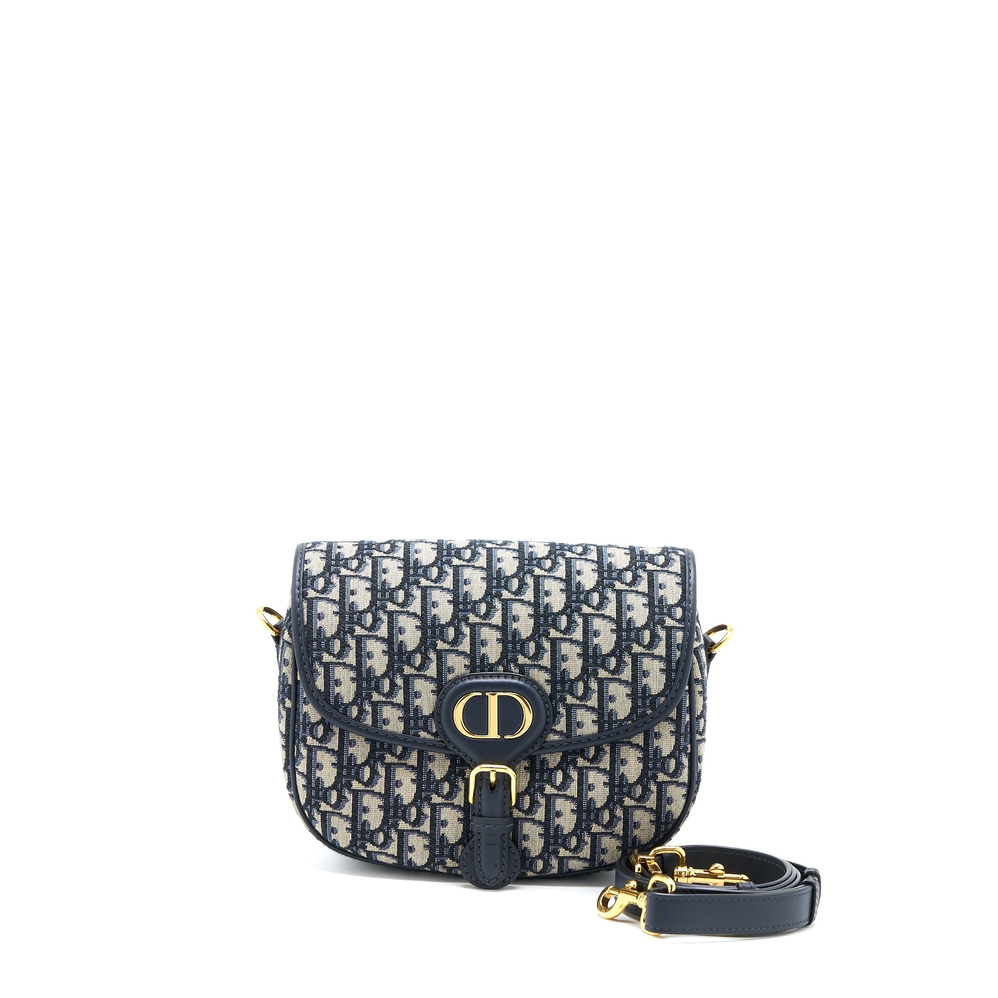 DIOR MEDIUM BOBBY BAG BLUE DIOR OBLIQUE JACQUARD GHW