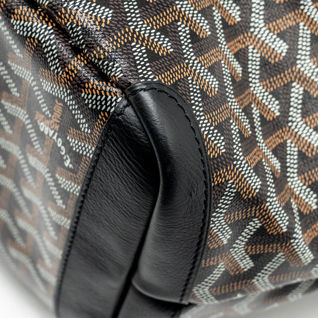 GOYARD ARTOIS MM TOTE GOYARDLINE CANVAS / CALFSKIN BLACK SHW