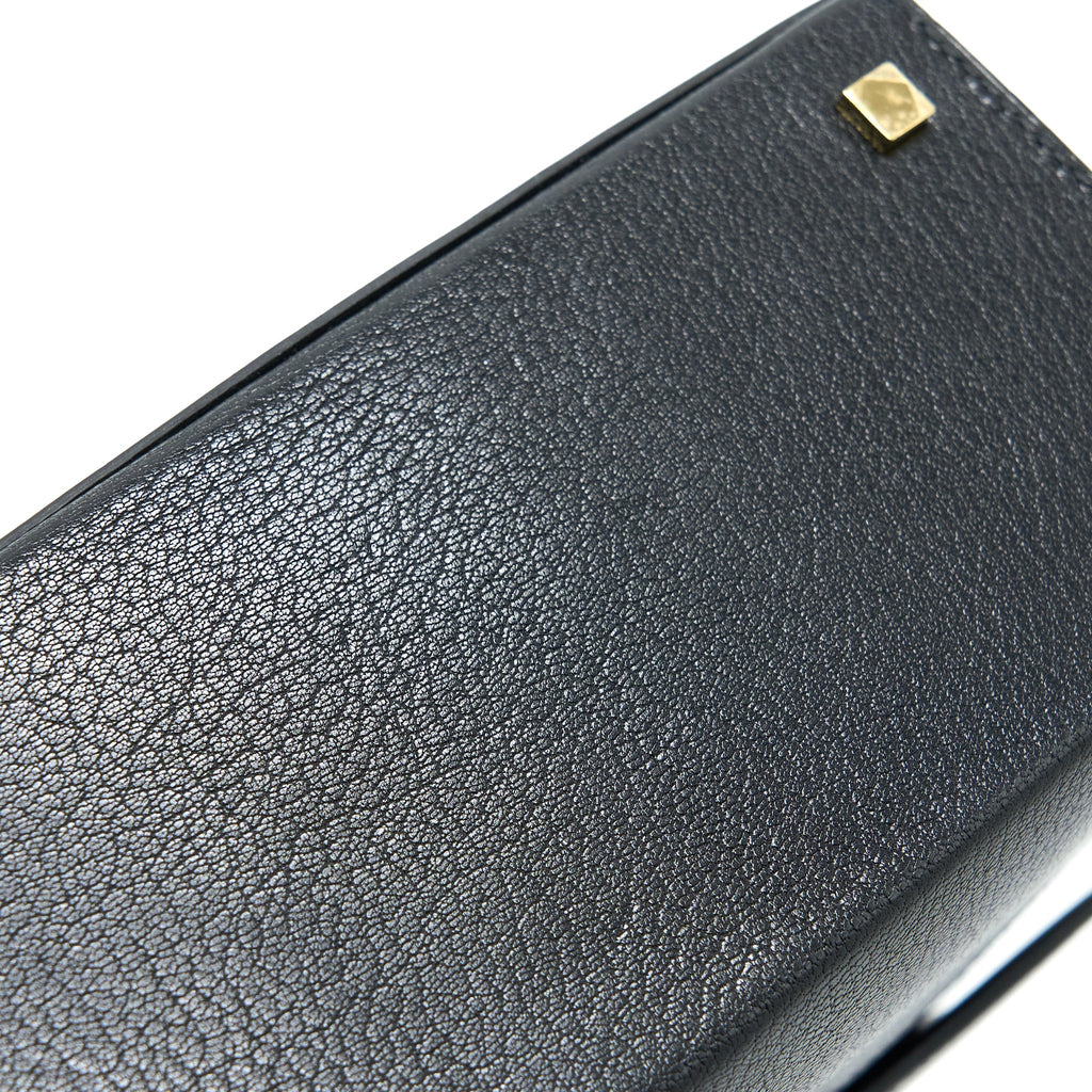 HERMES CINHETIC BAG CHEVRE CHAMKILA BLACK GHW