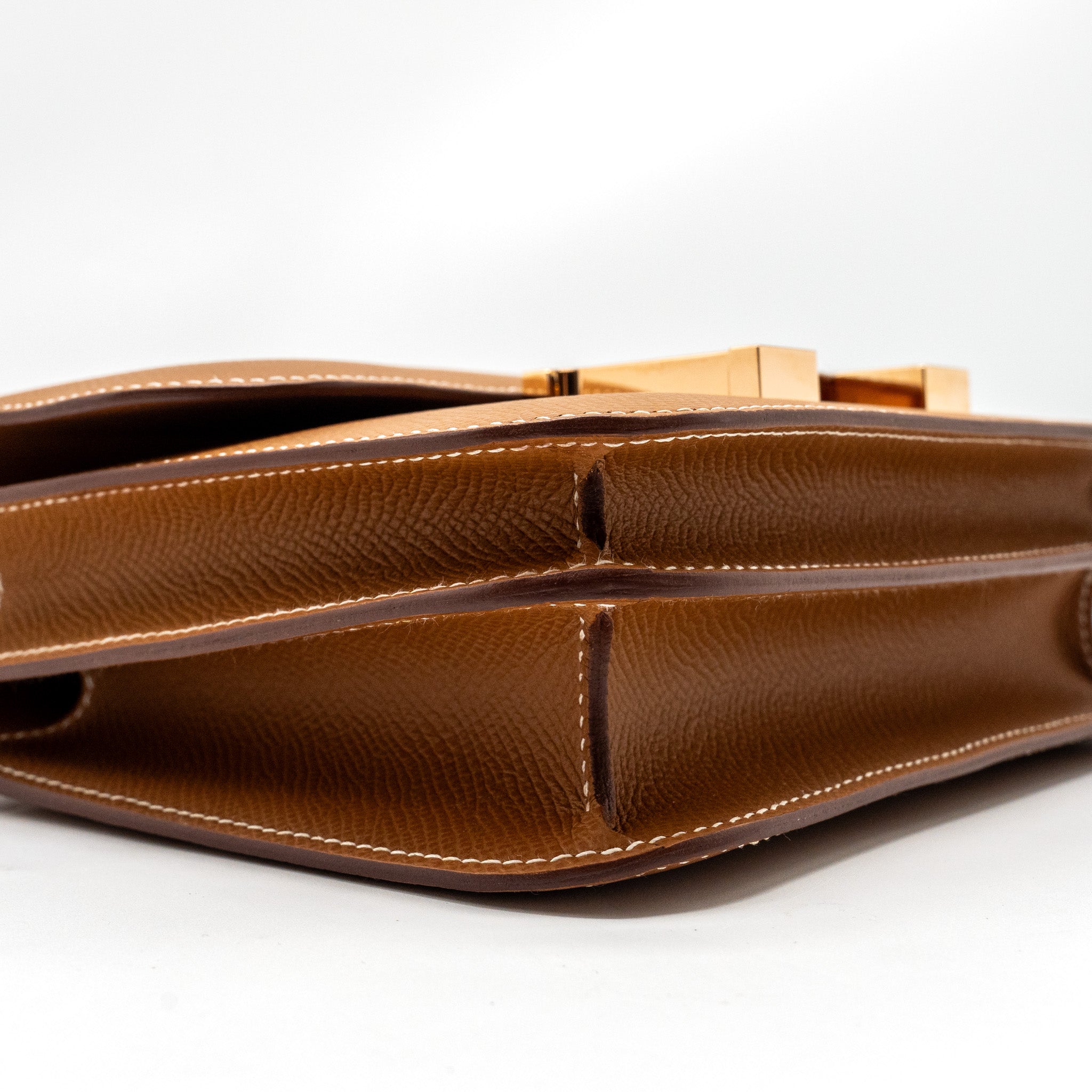 HERMES MINI CONSTANCE EPSOM GOLD RGHW