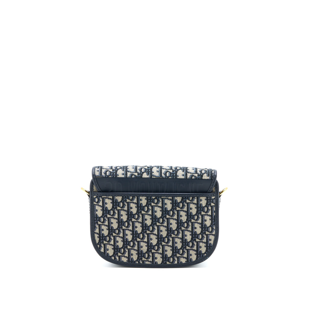 DIOR MEDIUM BOBBY BAG BLUE DIOR OBLIQUE JACQUARD GHW