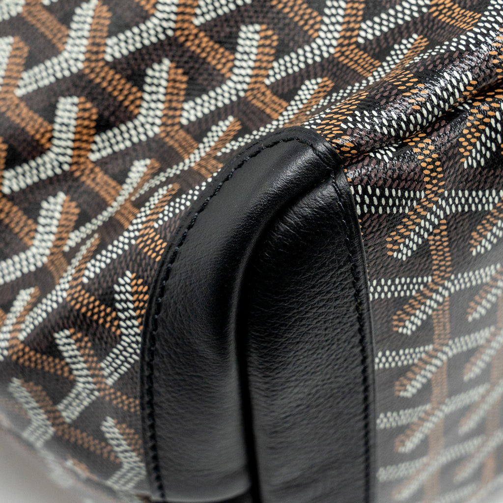 GOYARD ARTOIS MM TOTE GOYARDLINE CANVAS / CALFSKIN BLACK SHW