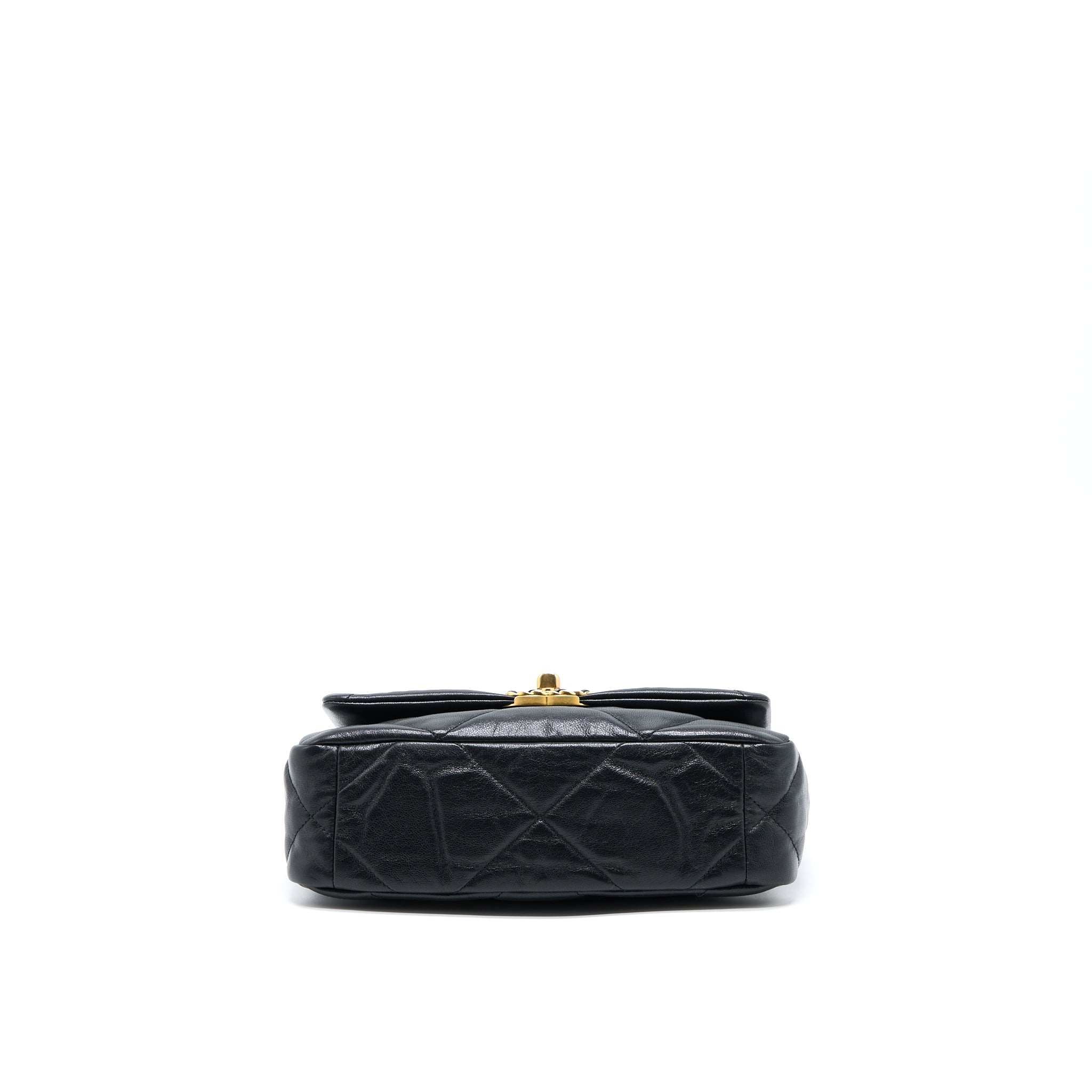 CHANEL SMALL 19 BAG GOATSKIN BLACK MULTICOLOURED HARDWARE