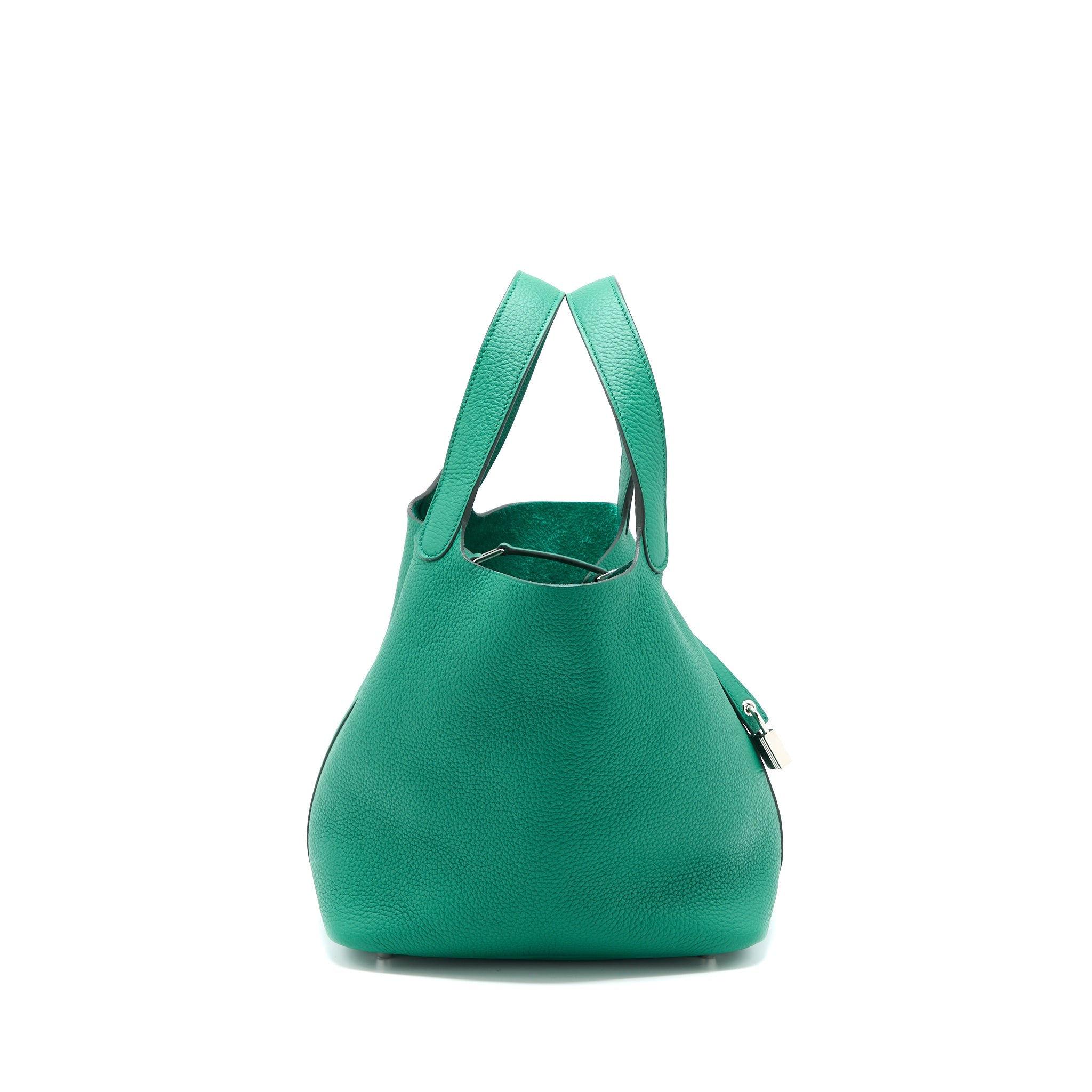 HERMES PICOTIN 22 LOCK BAG CLEMENCE U4 VERT VERTIGO SHW