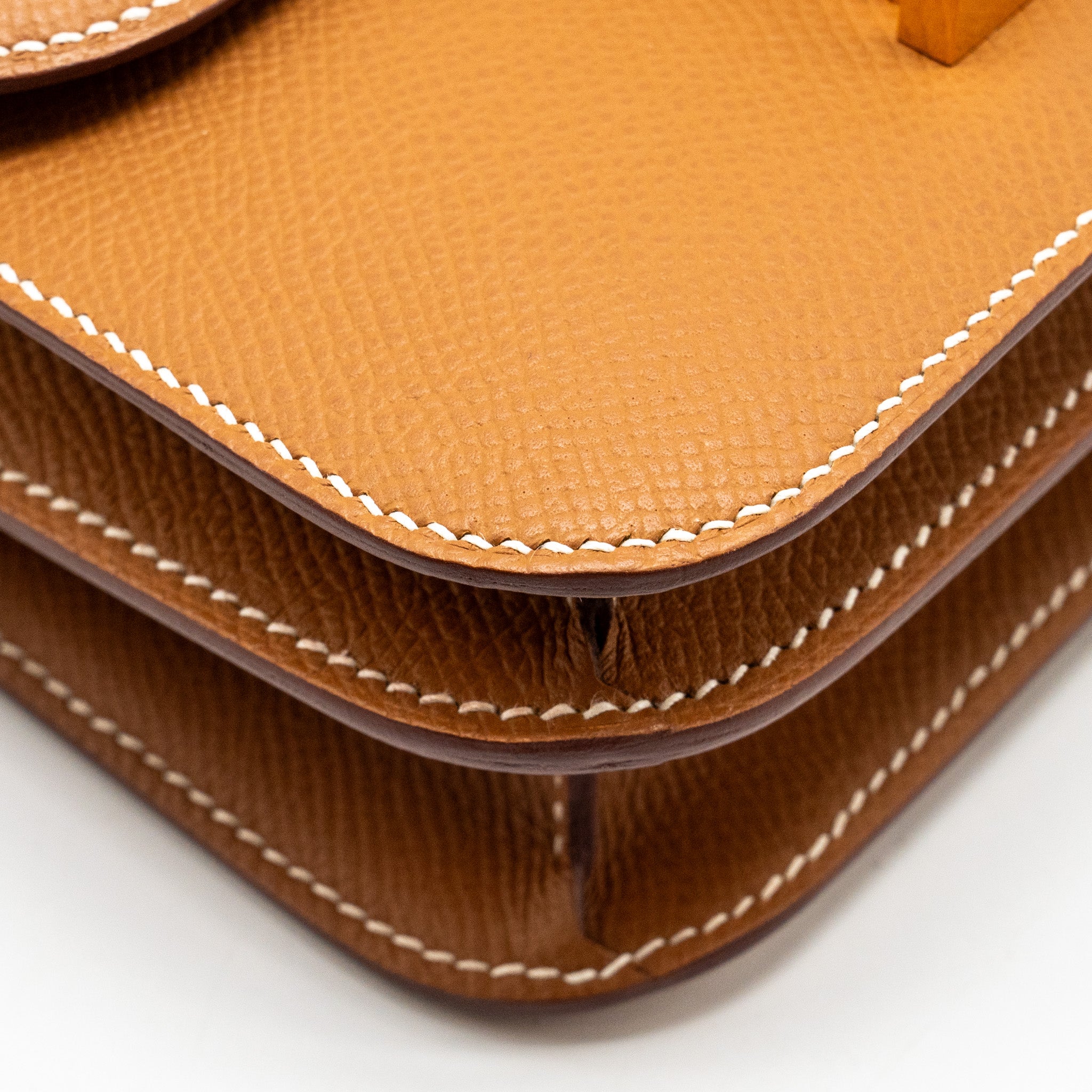 HERMES MINI CONSTANCE EPSOM GOLD RGHW