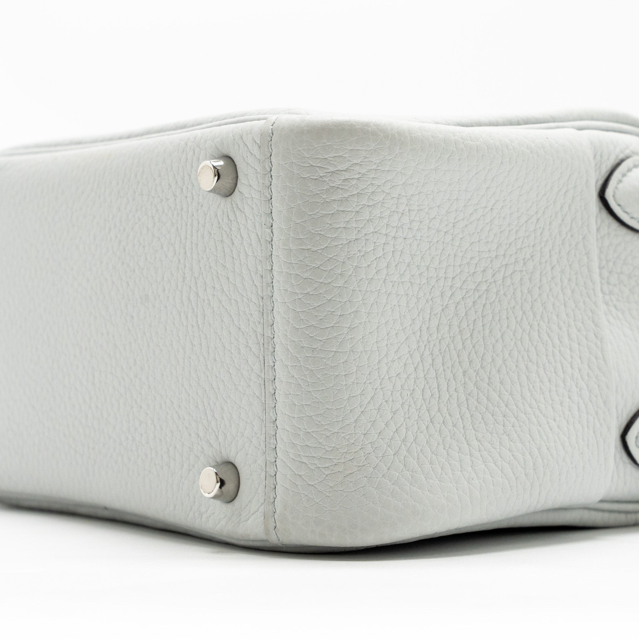 HERMES MINI LINDY CLEMENCE BLUE PALE SHW