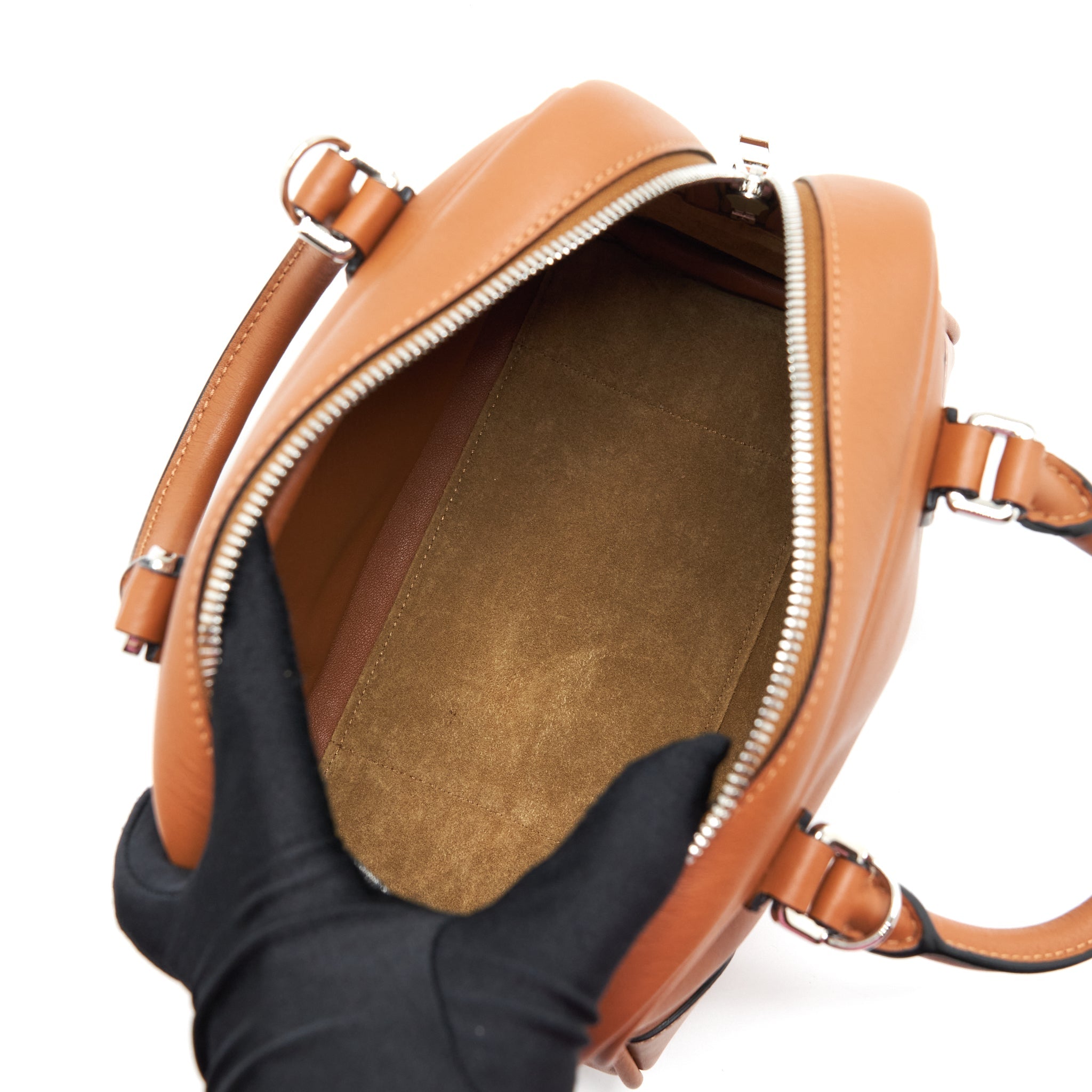 LOEWE AMAZONA 75 SMALL BAG CARAMEL SHW