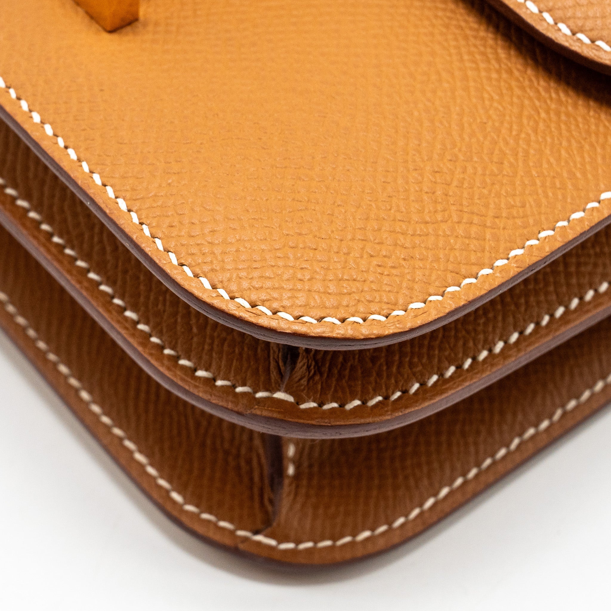 HERMES MINI CONSTANCE EPSOM GOLD RGHW