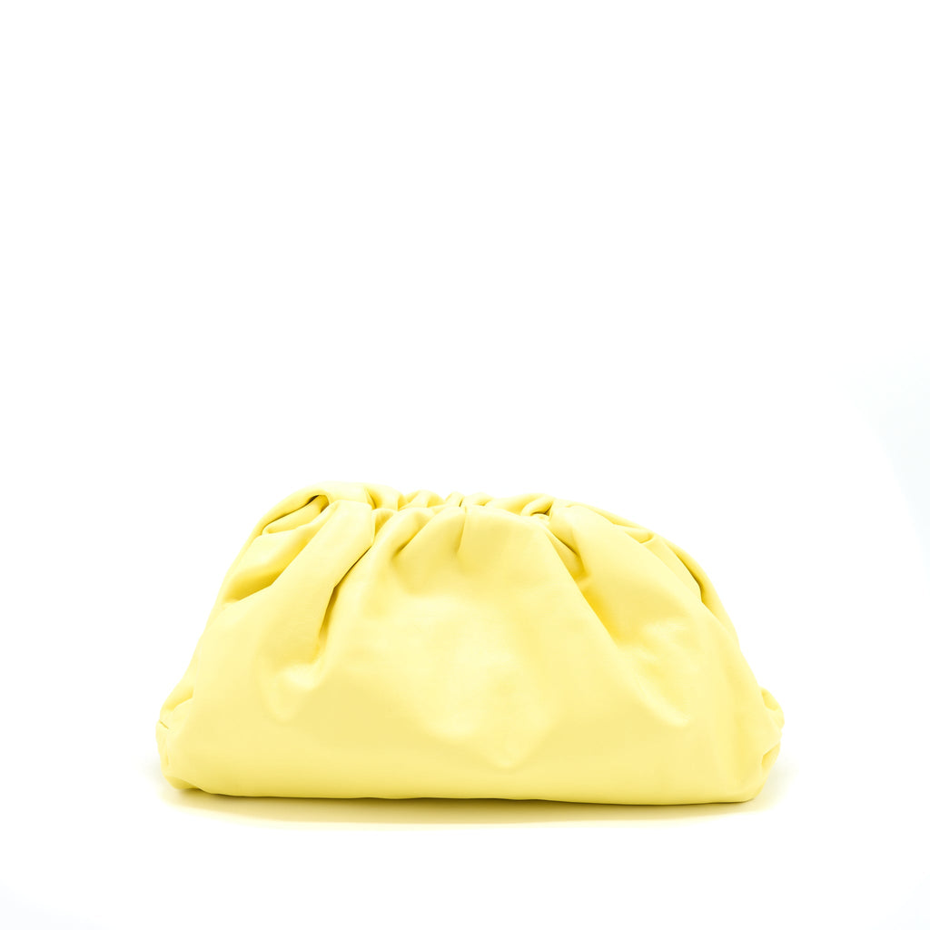 BOTTEGA VENETA CLUTCH CALFSKIN YELLOW