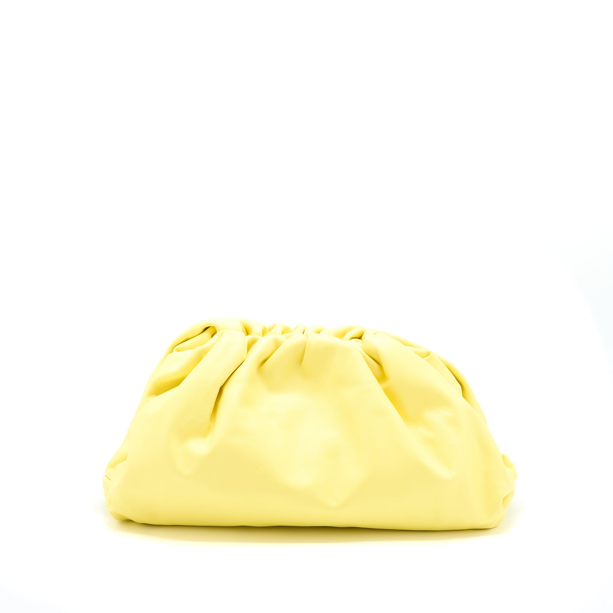 BOTTEGA VENETA CLUTCH CALFSKIN YELLOW