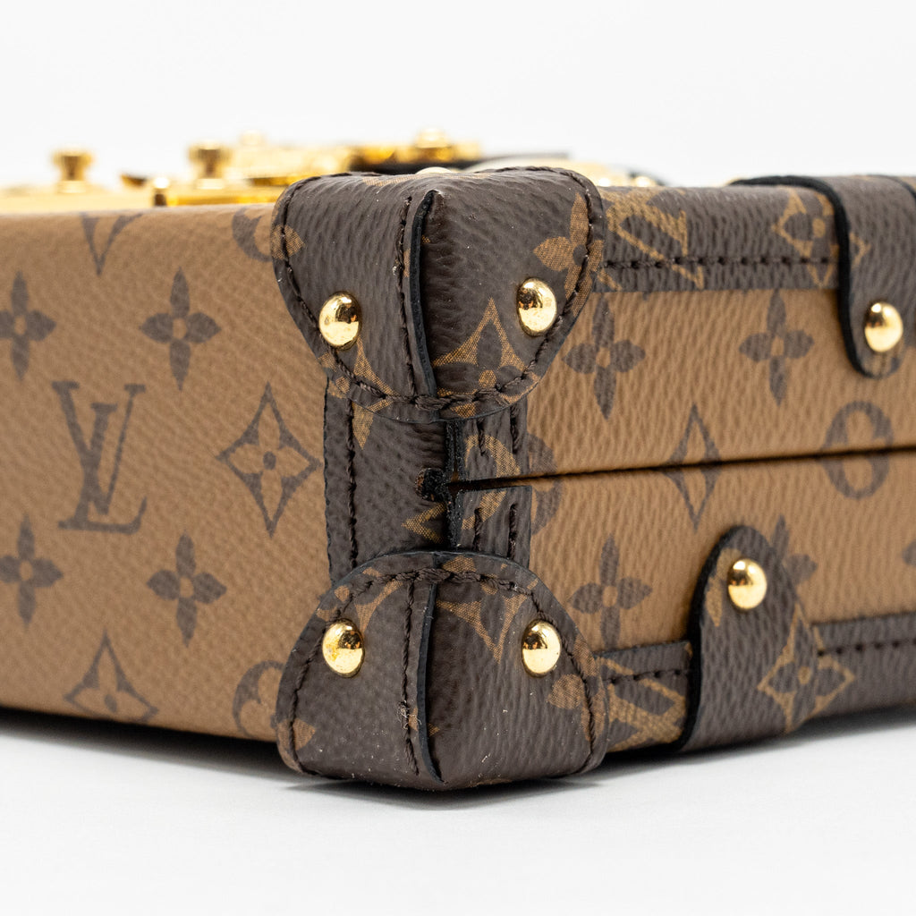 LOUIS VUITTON PETITE MALLE MONOGRAM REVERSE CANVAS GHW