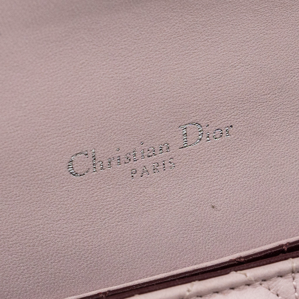 DIOR MISS DIOR SHOULDER BAG LAMBSKIN LIGHT PINK SHW