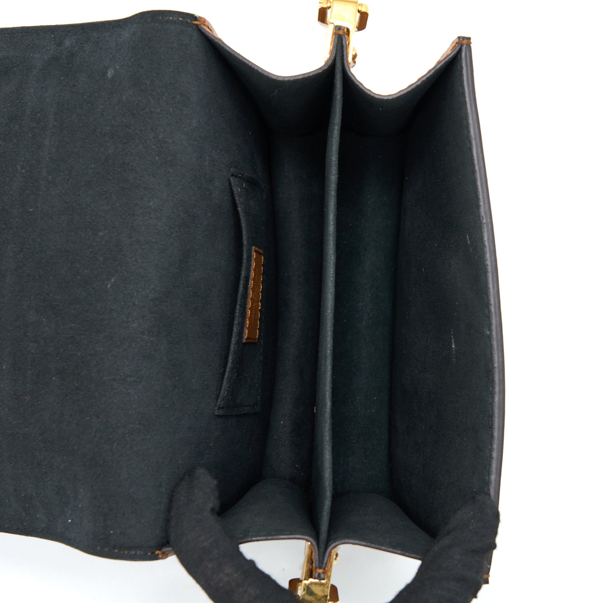 LOUIS VUITTON MINI DAUPHINE MONOGRAM REVERSE CANVAS GHW