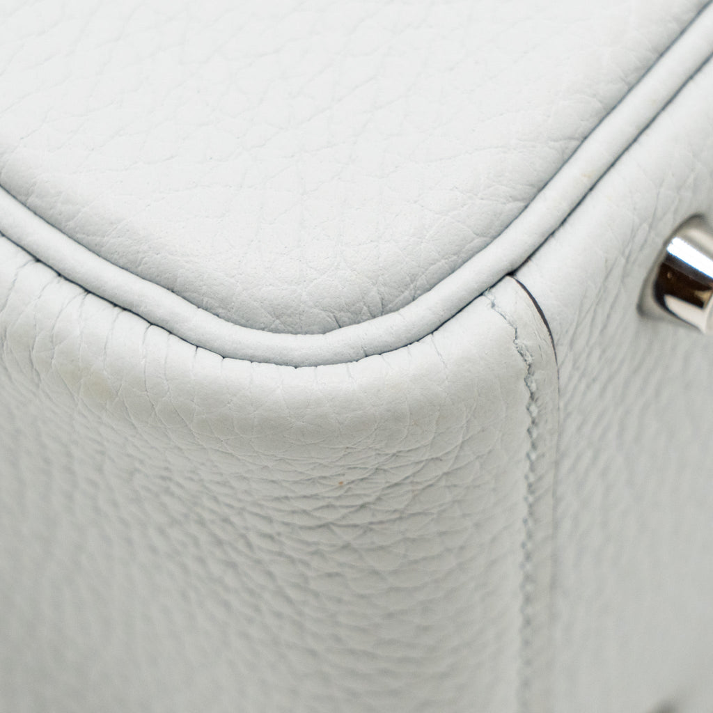 HERMES MINI LINDY CLEMENCE BLUE PALE SHW