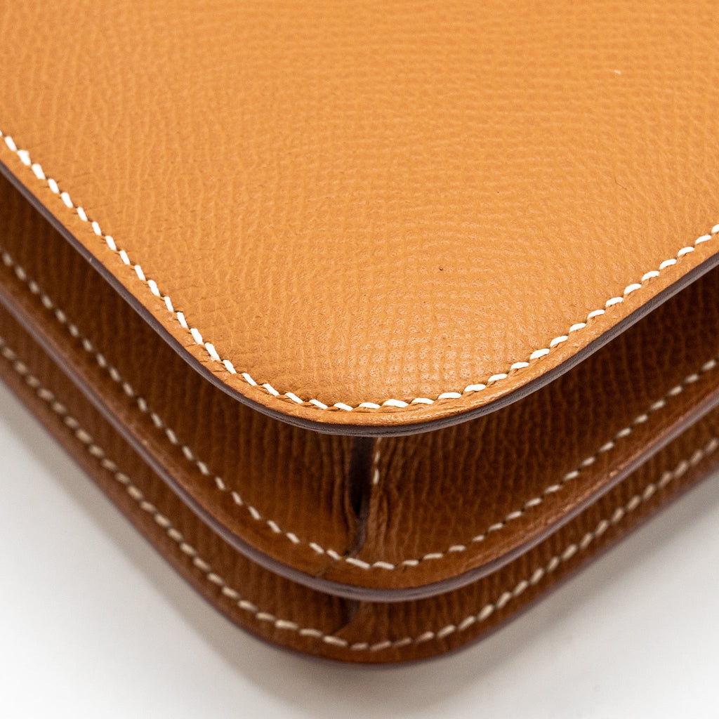 HERMES MINI CONSTANCE EPSOM GOLD RGHW