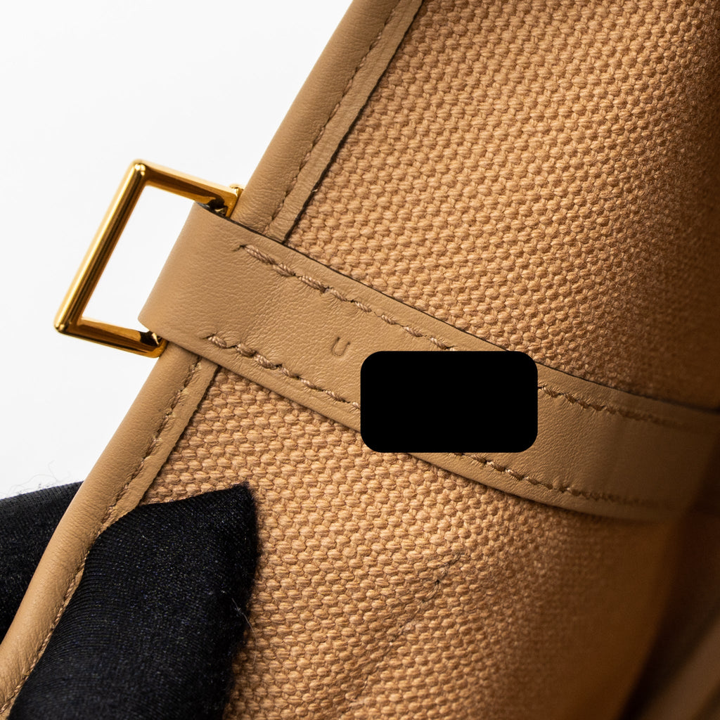 HERMES CARGO PICOTIN 18 POCKET BAG CANVAS/SWIFT CHAI GHW