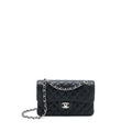 CHANEL SMALL CLASSIC FLAP BAG CAVIAR BLACK SHW(MICROCHIP)